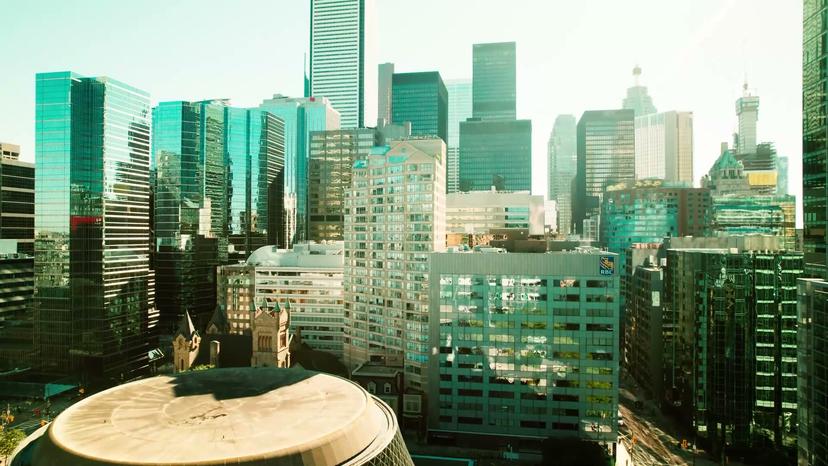 Toronto drone footage