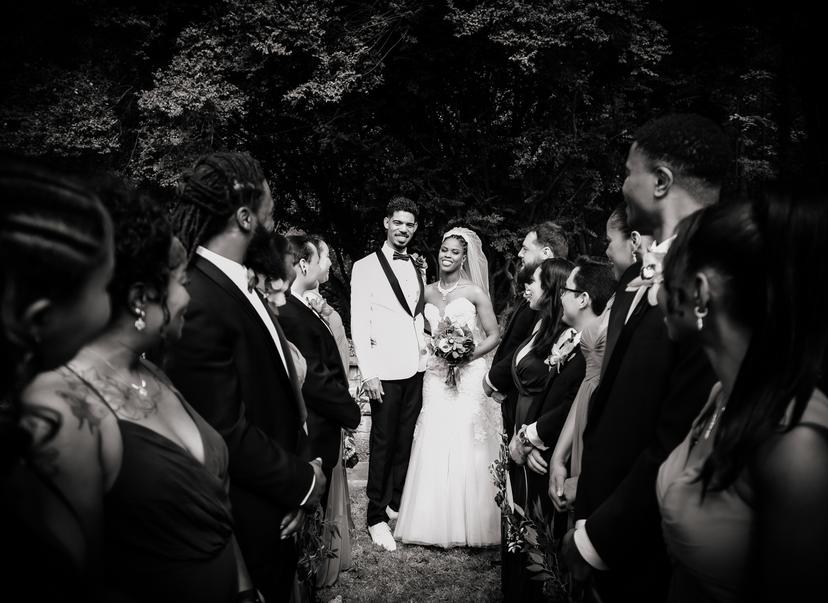 Symone & Von wedding photograph 20
