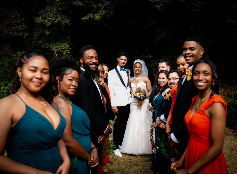 Symone & Von wedding photograph 21